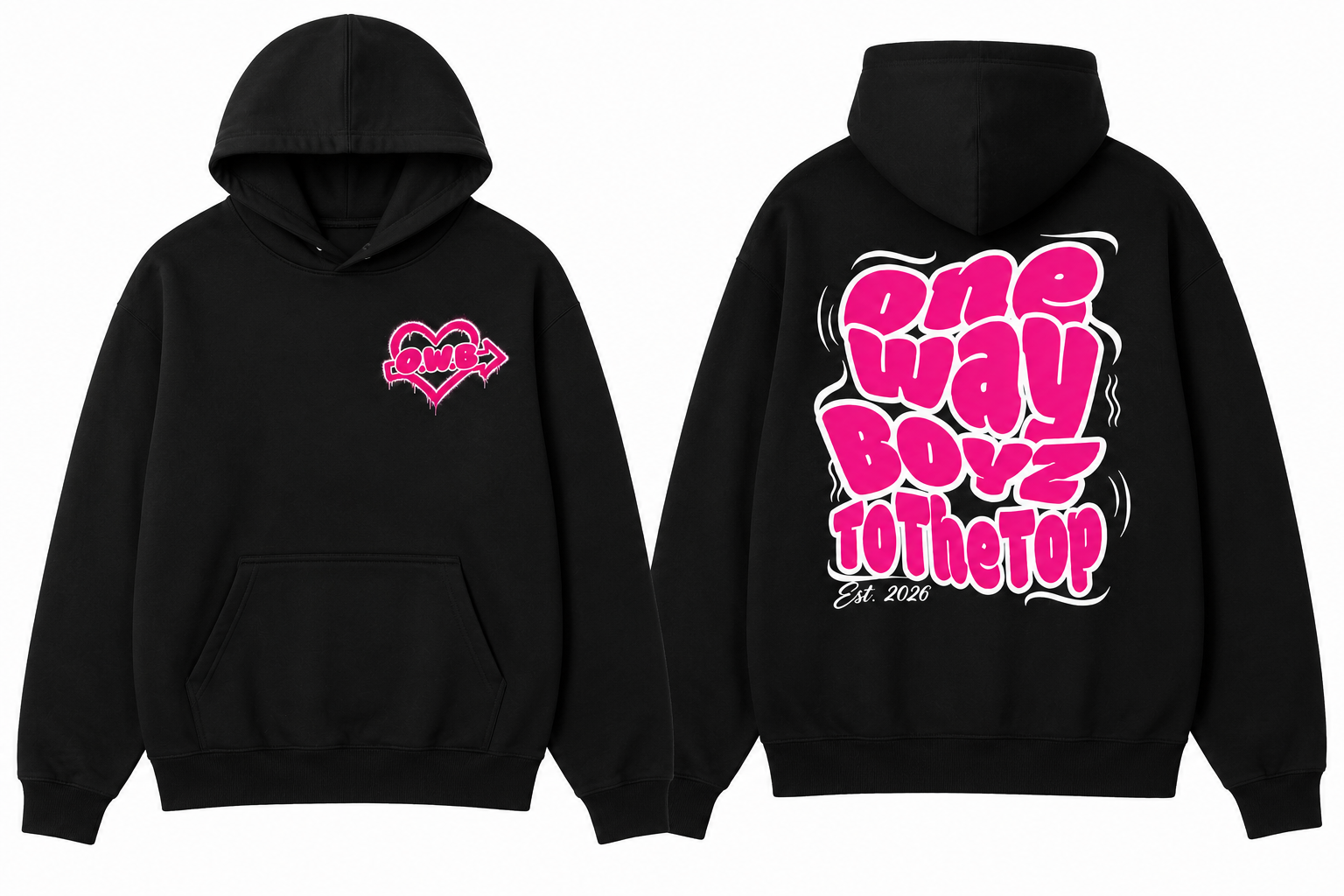 To The Top Pink Hoodie