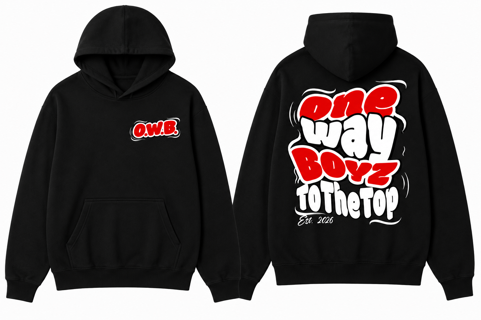 To The Top Red Hoodie
